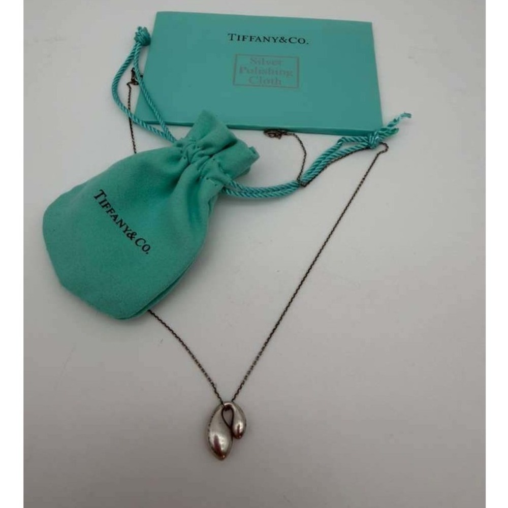 Tiffany & Co Elsa‎ Peretti Necklace 16" Sterling Silver 925 – Authentic